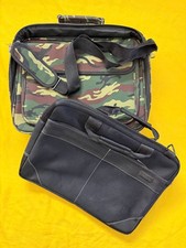 Lot of 2 Laptop Bags Targus Briefcase & Camo Shoulder Case MX picture