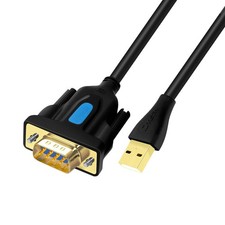 USB to Serial Adapter DB9 RS232 Cable Prolific Chip PL2303 DB-9 Male Cord 3ft picture