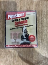 PIMSLEUR QUICK AND SIMPLE SPANISH 2ND REVISED EDITION (4 DISCS) New & Sealed picture