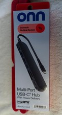 ONN 7-in-1 USB-C Adapter with 100W USB-C 3.2 Gen. Power Delivery picture