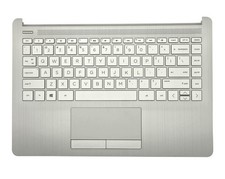 Replacement Palmrest Touchpad Keyboard Assembly for HP 14Z-DK 14-DK 14-CF Silver picture