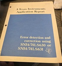 1980 Texas Instruments Application Report Bulletin-error Detection/Correction  picture