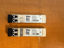 Pair of Dell 10 Gbps SFP+ Transceiver Module - 10GBase-SR, 10GBase-SW WTRD1 picture