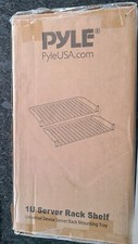 Pyle PLRSTN14UX2 2-Pc 1U Server Rack Shelf, Vented Shelves for Good Circulation picture