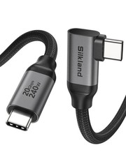 10FT Right Angle USB C Monitor Cable, 8K@30Hz, 5K/4K@60Hz, High-Speed Display Ca picture