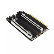 High-end Graphics 1 to 2 Expansion Card Gen3 Split Card Bifurcation x16 to x8x8 picture