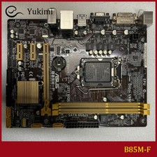 FOR ASUS B85M-F LGA 1150 DDR3*2 16GB VGA DVI Micro ATX Motherboard Test OK picture