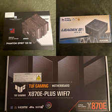 PC Parts Bundle - ASUS X870E WIFI7, Super Flower 1000W, Phantom Spirit Cooler picture