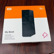 WD My Book 4TB External USB Hard Drive Western Digital WDBBGB0040HBK - Black picture