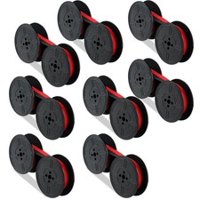 8 Pairs Twin Spool Typewriter Ribbon Red Black Ink Replacement For Most Machines picture