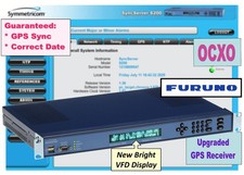 Symmetricom SyncServer S200 OCXO Furuno UPGRADED GPS NTP Network Time Server picture