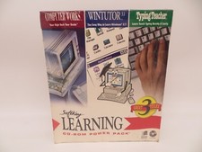 SOFTKEY LEARNING CD-ROM POWER PACK (CD-ROM, 1995) New Sealed Computer Programs picture
