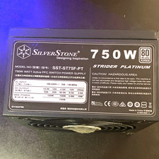 SilverStone Strider Platinum 750W 80 PLUS Platinum Modular ATX PSU SST-ST75F-PT picture