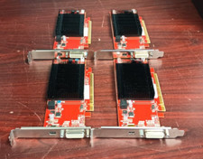 LOT OF 4) VisionTek Radeon 6350 1GB DSM  LOW PROFILE DVI/MiniDP 6350DSMS1GPC #95 picture