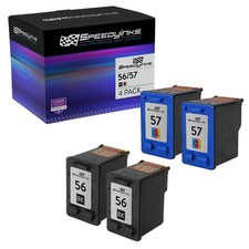 SPEEDYINKS Ink Cartridge Replacement for HP 56 & HP 57 (2 B 2 C, 4-Pk) picture