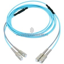 200m Armored Cable SC-SC UPC MM 10G OM3 50/125 Duplex Fiber Optical Patch Cord picture