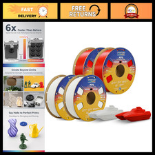 High-Speed 4KG PETG Filament 1.75mm Bundle for 3D Printers - Durable & Versatile picture