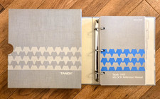 Tandy 1000 Computer MS DOS Reference Manual Binder Hard Case 25-1501 picture