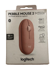Genuine LOGITECH PEBBLE MOUSE 2 M350s Mouse (Pink) Brand New picture