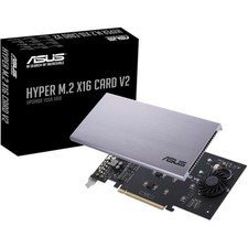 ASUS Hyper M.2 x16 NVMe Expansion Card PCIe 3.0 RAID Support for Intel AMD picture