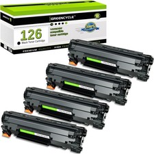 4x GREENCYCLE CRG126 Toner Cartridge Fit For Canon ImageClass LBP6200d LBP6230dw picture
