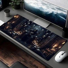 1pc Oversized Mouse Pad 35.4 X 15.7 Inches Reaper's Throne Table Pad Non-slip picture