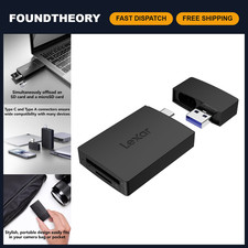 Dual Slot SD/Micro SD Card Reader, 255MB/s Speed, USB-A/C, USB 3.2 Compatible picture