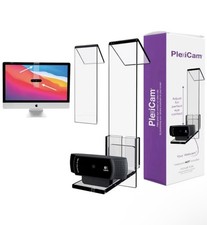 PlexiCam Pro V2 | Center Screen/Middle Screen Webcam Mount | Position Any Webcam picture