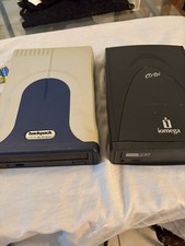 MicroSolutions Backpack DVD ReWriter & Iomega CD-RW External Drives Lot picture