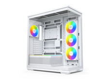 MONTECH TG3 Panoramic ATX Mid-Tower PC Case, Pre-Installed 360mm ARGB Unibody Fa picture
