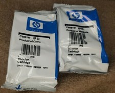Genuine HP Ink Cartridge 93 C9361W Tri-Color Cartridge (Sealed) Qty. 2 picture