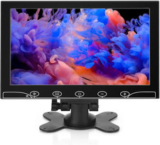 10.1 Inch Small Monitor, Raspberry Pi Screen Built-In Speakers, Mini Display 102 picture