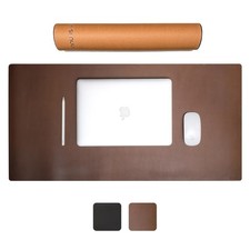 SUNUU Desk PadPremium Full Grain Genuine LeatherHandmade with Cowhide Crazy H... picture