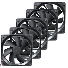 5 pack 120mm Computer Case Fan Y.S. Tech DC Brushless KM121225LS 4 Pin & Molex picture