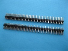 30 pcs 2.54mm 2x40 80pin Breakable Pin Header Male Double Row Strip New picture