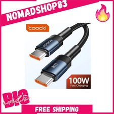 Toocki 100W USB C to USB C Cable PD3.0 6A Fast Charging Nylon Braided picture