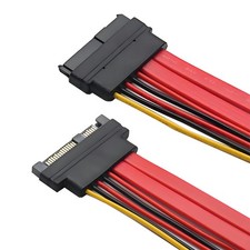 CY SFF-8482 29Pin SAS Cable Extension Cable Male to Female for Raid Drive 12Gbps picture