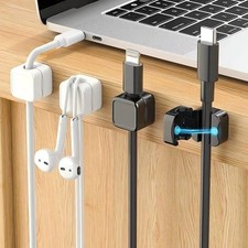 Magnetic Cables Smooth Adjustable Cord Holder Desk picture