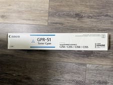 Canon Genuine GPR-51 Cyan Toner Cartridges picture