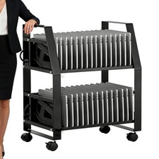 Laptop Charging Cart 16/32 Device Station for Chromebook Classroom Storage Cart picture