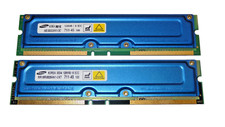 SAMSUNG 256MB (2 x 128MB) ECC MR18R0828AN1‑CK7 RIMM RAMBUS 700-45 700MHz picture