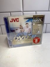 JVC DVD-R 4.7GB 120 Min 16x High Speed Recordable Video Data 5 Pack VD-R47GU5 picture