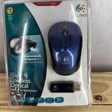 Logitech V220 Cordless Optical Mouse for Notebooks (BLUE picture