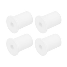 4Pcs Wall Grommets for Cables 1 Inch Cable with 8mm Hole, Silicone White picture