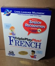 1995 Vtg Big Box PC Triple Play Plus French By Random House / Syracuse  picture