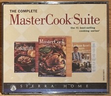 The Complete MasterCook Suite CD 3 Disc Set 1997 PC Software Sierra Home picture