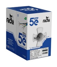 AiCat Cat 5e Ethernet Cable 500ft Riser CMR PoE++(4PPoE) - Insulated Solid Ba... picture