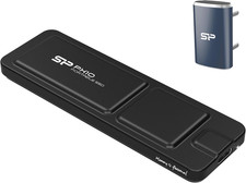 Silicon Power 1TB PX10 Type-C 3.2 Gen 2 Portable SSD - up to 1050Mb/S (Black) picture