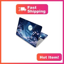 DIGTIALL Laptop Skin Sticker Moon Stars Floral picture