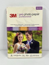 3M PRO Photo Paper Package / 20 Sheets 4X6 High Gloss Sealed Instant Dry Ink Jet picture